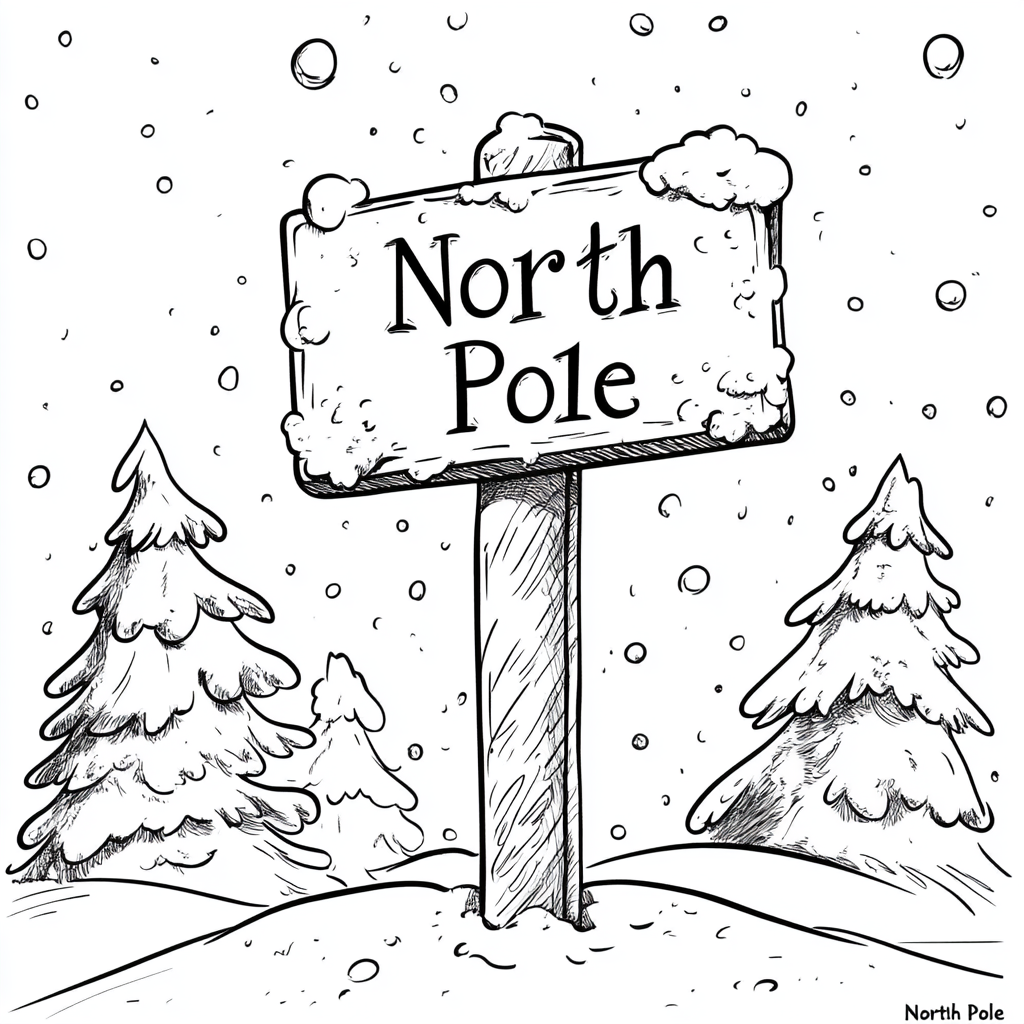 North Pole Sign
